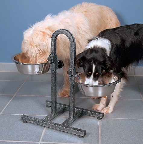 Trixie Adjustable Stand with 2.8L Bowls for Dogs