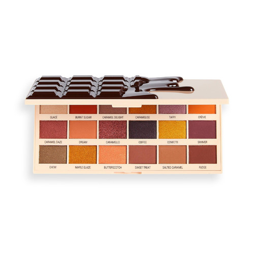 I Heart Revolution Caramel Nudes Chocolate Eyeshadow Palette Vegan