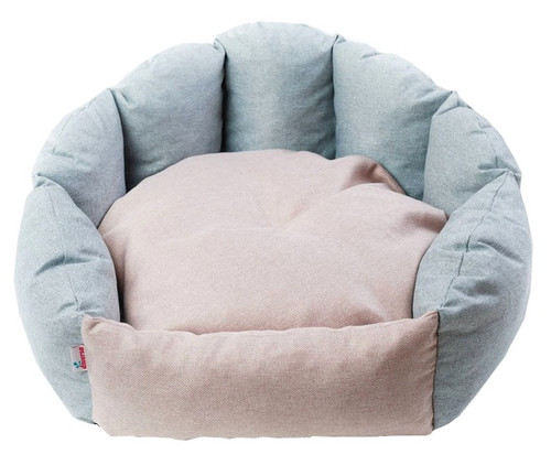 Diversa Dog Bed Miss Shell, large, grey-pink