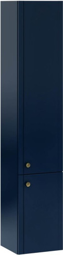 Mirano Bathroom High Wall-mounted Cabinet Azzura 30 cm, navy blue