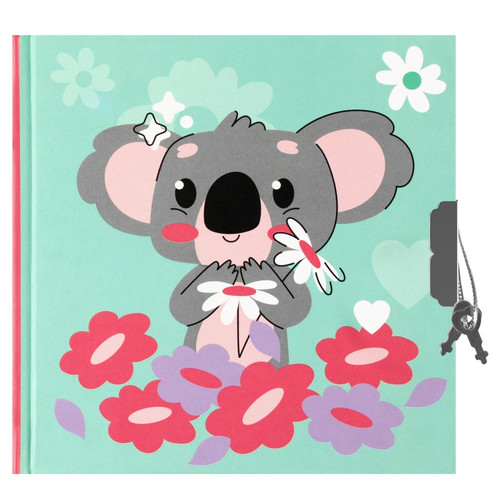 Diary with Padlock Koala