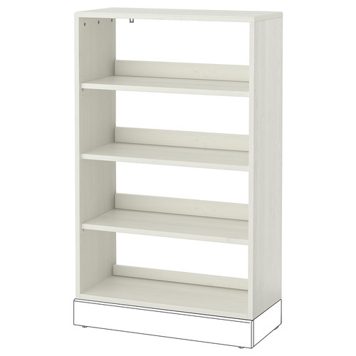 HAVSTA Shelving unit, white, 81x123x35 cm