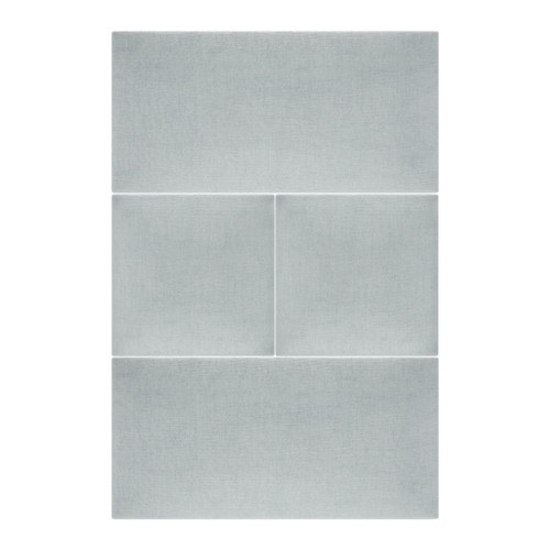 Upholstered Wall Panel Stegu Mollis Square 30x30cm, silver