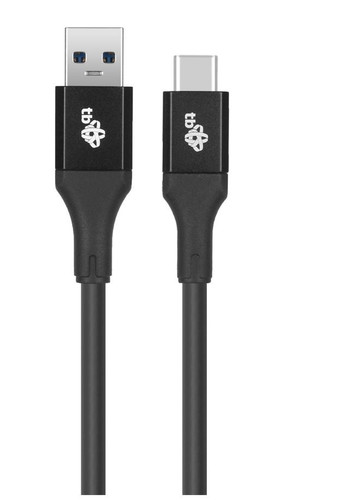 TB Cable USB 3.0-USB C 2m Quick Charge 3A, black