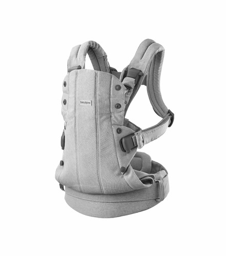 BABYBJORN Baby Carrier Harmony, Woven, Light grey mélange