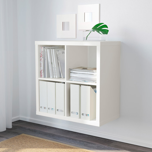 KALLAX Shelf unit, white, 77x77 cm