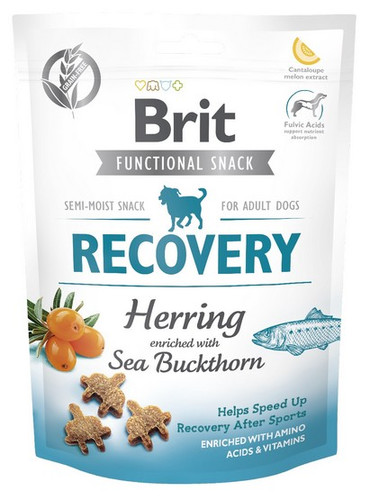 Brit Functional Snack for Adult Dogs Recovery Herring with Sea Buckthorn 150g