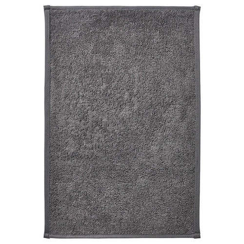 OSBYSJÖN Bath mat, grey, 40x60 cm