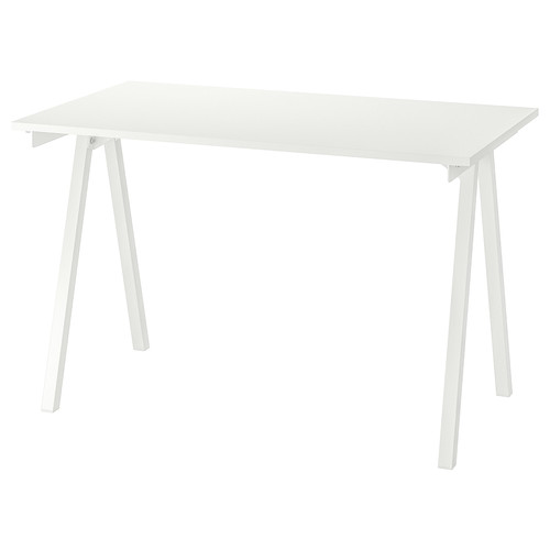 TROTTEN Underframe for table top, white, 120x70x75 cm