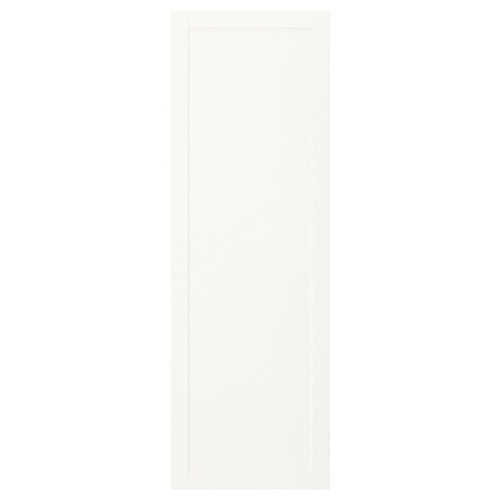 SANNIDAL Door with hinges, white, 60x180 cm