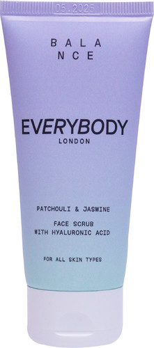 EVERYBODY Balance Face Scrub Patchouli & Jasmine 96% Natural 50ml