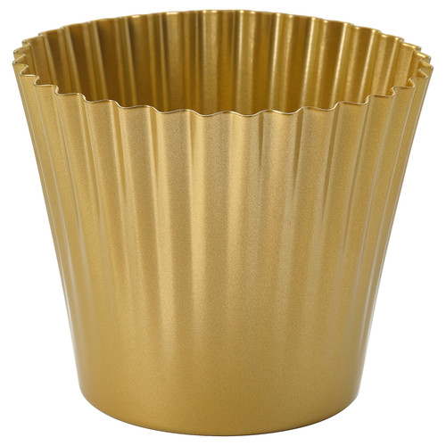 VINTERFINT Plant pot, gold-colour, 10 cm