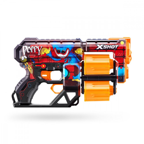 ZURU X-Shot Launcher Skins Dread 12 Darts Toony 8+