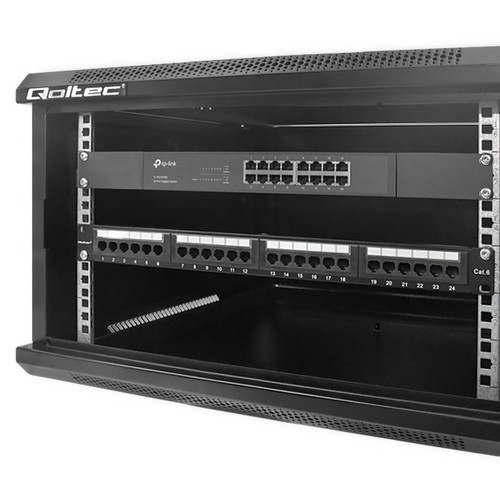 Qoltec Rack Cabinet 19" 6U, 600x600x370mm