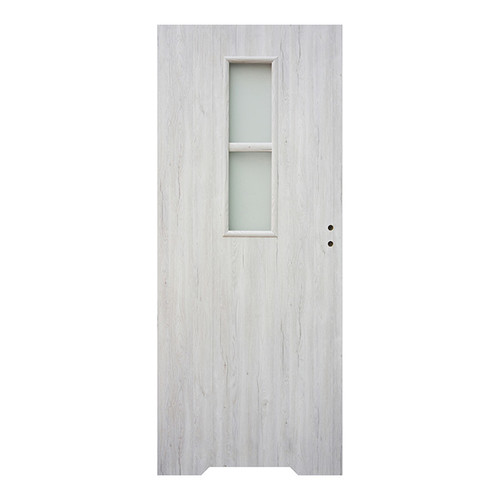 Internal Door, Undercut, Olga 70, left, silver oak