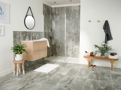 Gres Wall/Floor Tile Shaded Cersanit 29.8 x 59.8 cm, grey, 1.24 m2