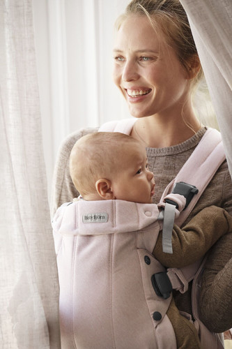 BABYBJORN Baby Carrier Harmony, Woven, Light pink mélange