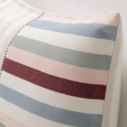 ROSENDUNÖRT Cushion cover, multicolour handmade/patchwork, 50x50 cm