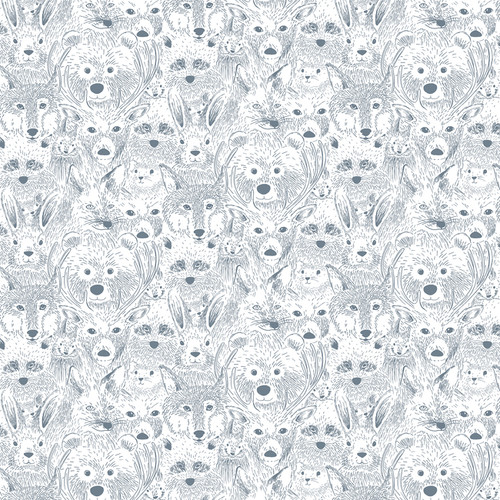 GoodHome Fleece Wallpaper Jad, grey