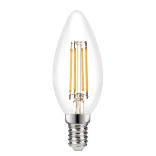 Diall LED Bulb Filament C35 E14 550 lm 2700 K DIM