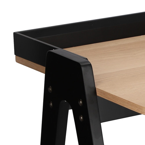 Desk Malmo, natural, black