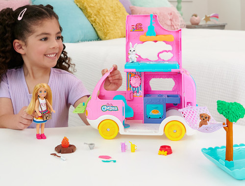 Barbie Chelsea 2-In-1 Camper Playset HNH90 3+