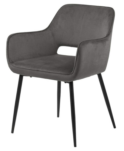 Upholstered Dining Chair Ranja, dark grey