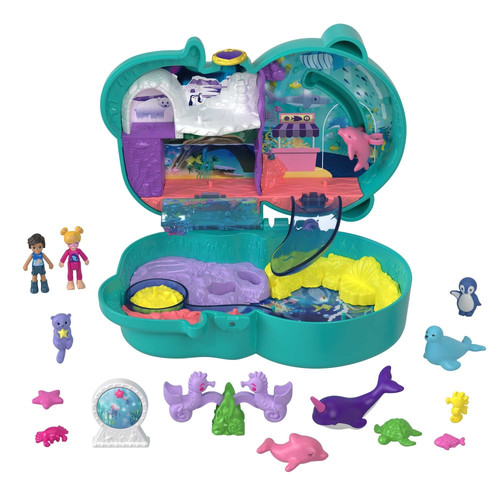 Polly Pocket Otter Aquarium Compact Playset HCG16 4+