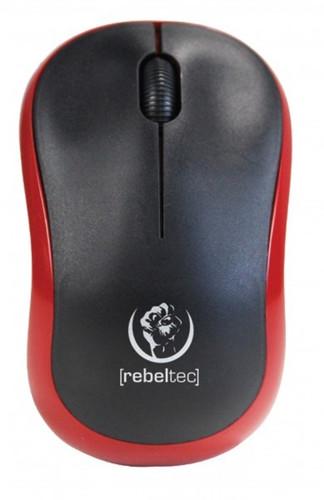 Rebeltec Optical Wireless Mouse Meteor, red