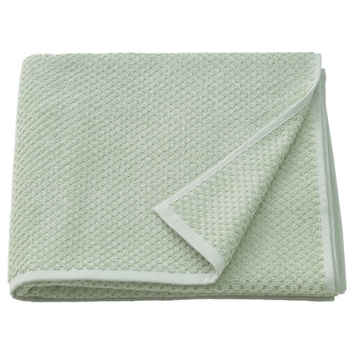 GULVIAL Bath sheet, pale grey-green, 70x140 cm