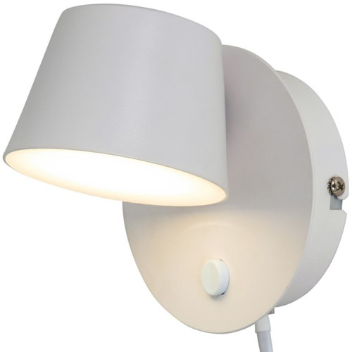 GoodHome LED Wall Lamp Hagals, white