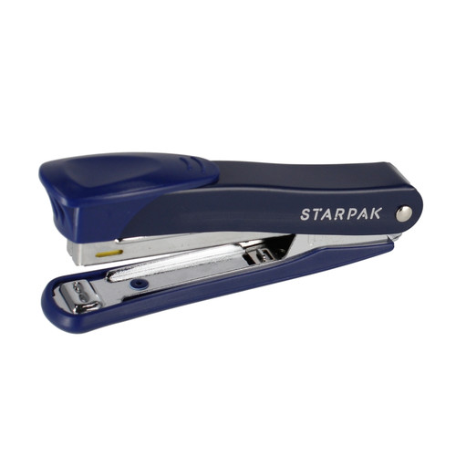 Metal Stapler, 12 Sheets, 24/10, dark blue