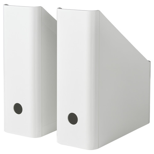 KUGGIS Magazine file, white, 2 pack