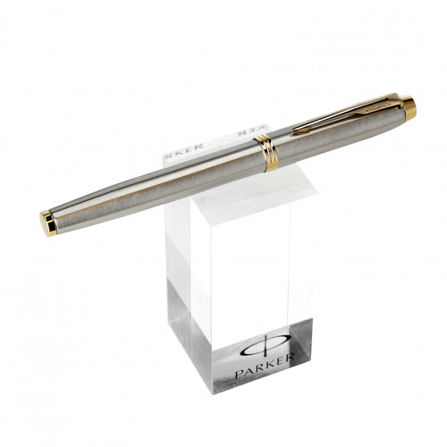 Parker Gift Set IM Steel GT - Fountain Pen & Ballpoint Pen