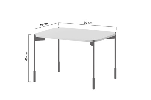 Coffee Table Sonatia 60x45, olive