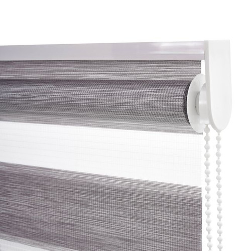 Day & Night Roller Blind Colours Elin 61.5 x 180 cm, grey wood