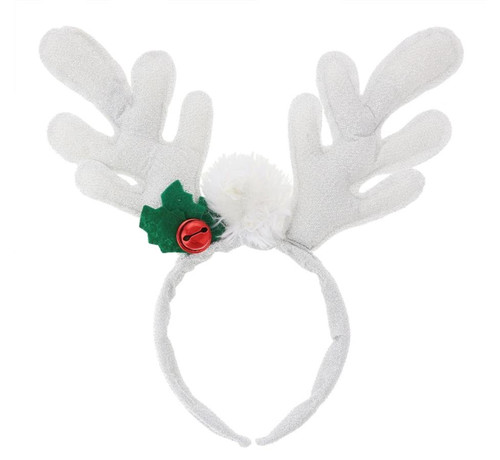 Christmas Reindeer Headband Antlers, white