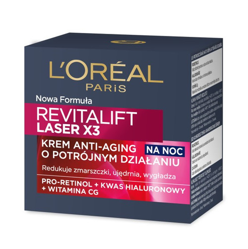 L'Oreal Revitalift Laser x3 Anti-Age Night Cream-Mask 50ml