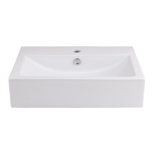 Ceramic Countertop Basin GoodHome Albena 54x40cm, white