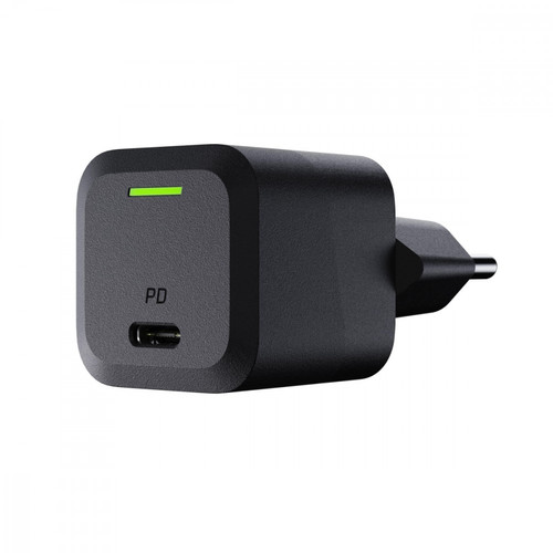 GreenCell Charger GC PowerGaN EU Plug 33W PD 3.0 QC 3.0 USB-C, black