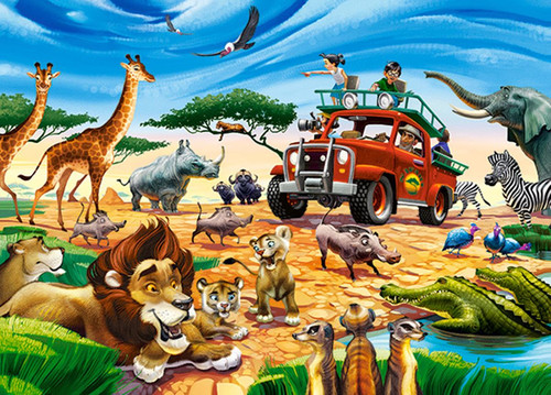 Castorland Children's Puzzle Safari Adventure 180pcs 7+