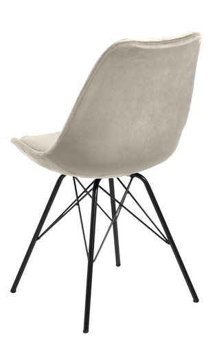 Dining Chair Eris, velvet, sand