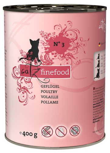 Catz Finefood Cat Food N.03 Poultry 400g