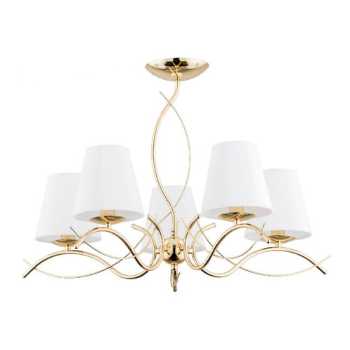 Pendant Lamp Monza 5-p, gold