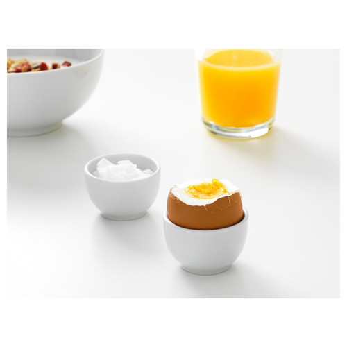 IKEA 365+ Bowl/egg cup, white, 5 cm, 2 pack