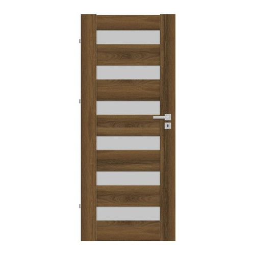 Internal Door Trame 80, right, premium walnut