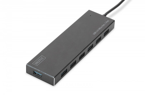 Digitus 7-port Hub USB 3.0 SuperSpeed, aluminum