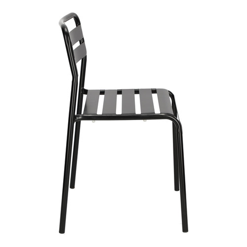 Chair Terra, outdoor, black