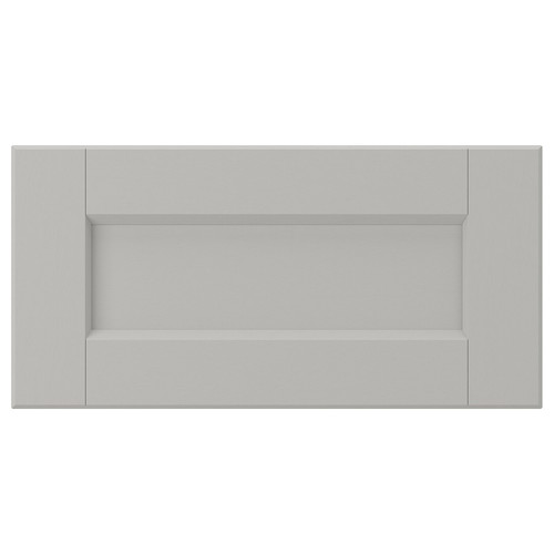 LERHYTTAN Drawer front, light grey, 40x20 cm