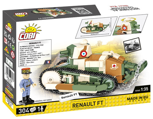 Cobi Blocks Renault FT 304pcs 8+